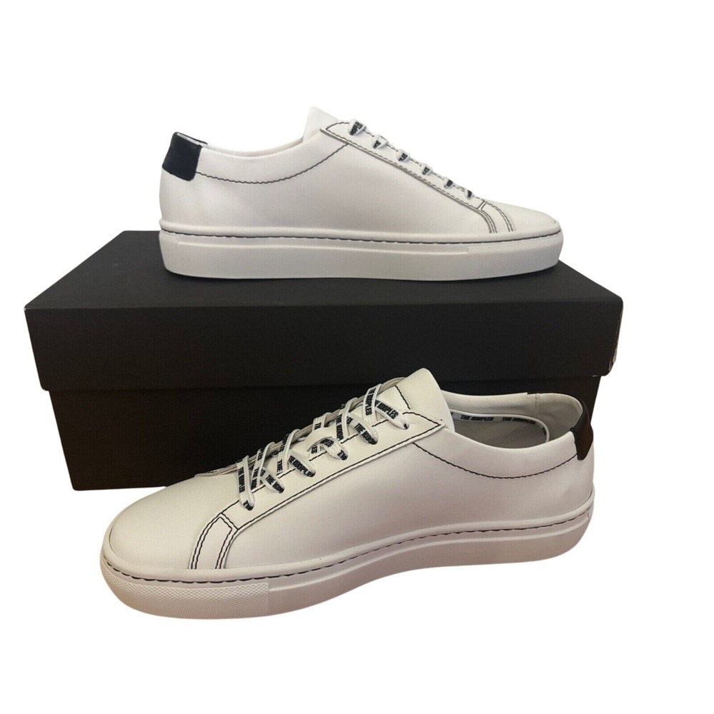 The Kooples NIB Women's White Leather Sneakers FR 39/ US 8 MSRP‎ $295